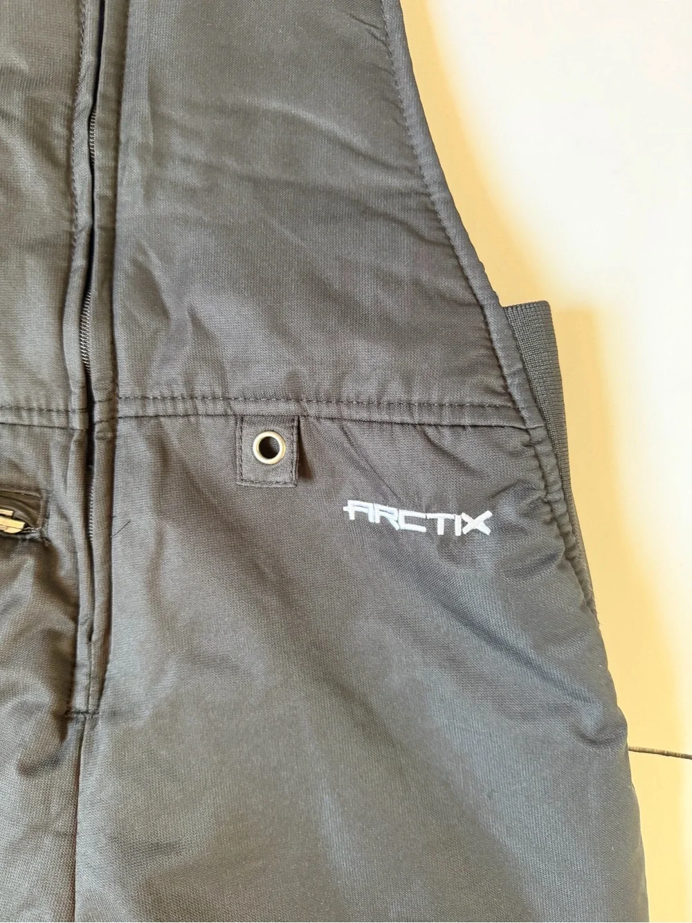 Arctix Black Kids Snow Bib Overalls with Adjustable Straps Youth Boys Size L